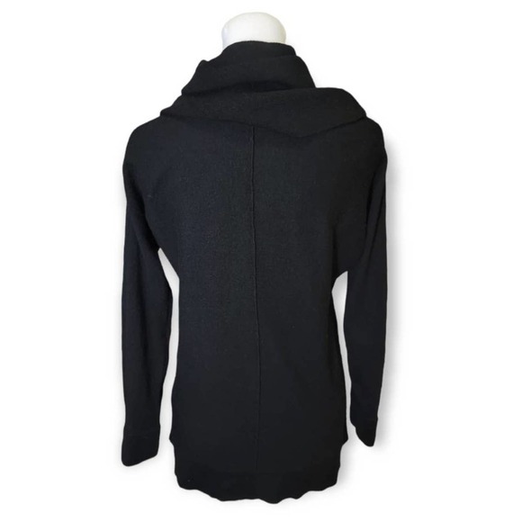 Tahari Womens Extra Fine Merino Wool Cowl Neck Size‎ Small Black - Picture 6 of 8